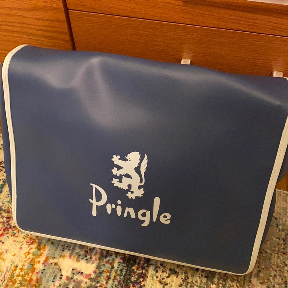 Pringle messenger school bag LV Gucci Burberry Brits Luxury